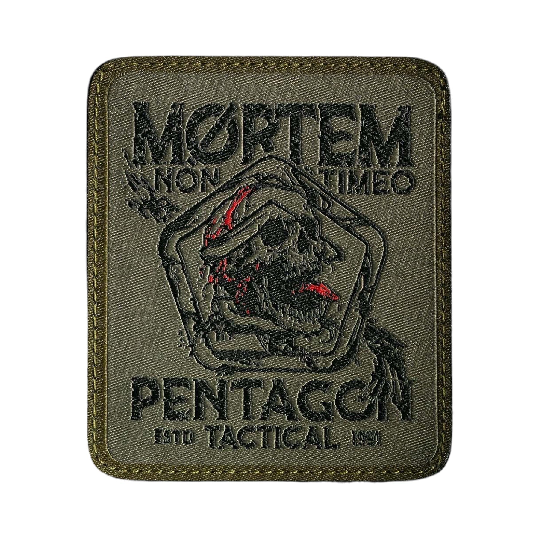 Patch Pentagon Mortem Non Timeo | WARGEAR RO