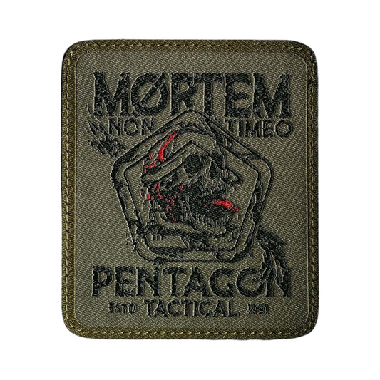 Patch Pentagon Mortem Non Timeo | WARGEAR RO