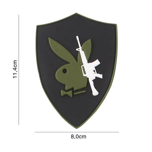 Patch Playboy Gun velcro 3D | Echipament tactic WARGEAR