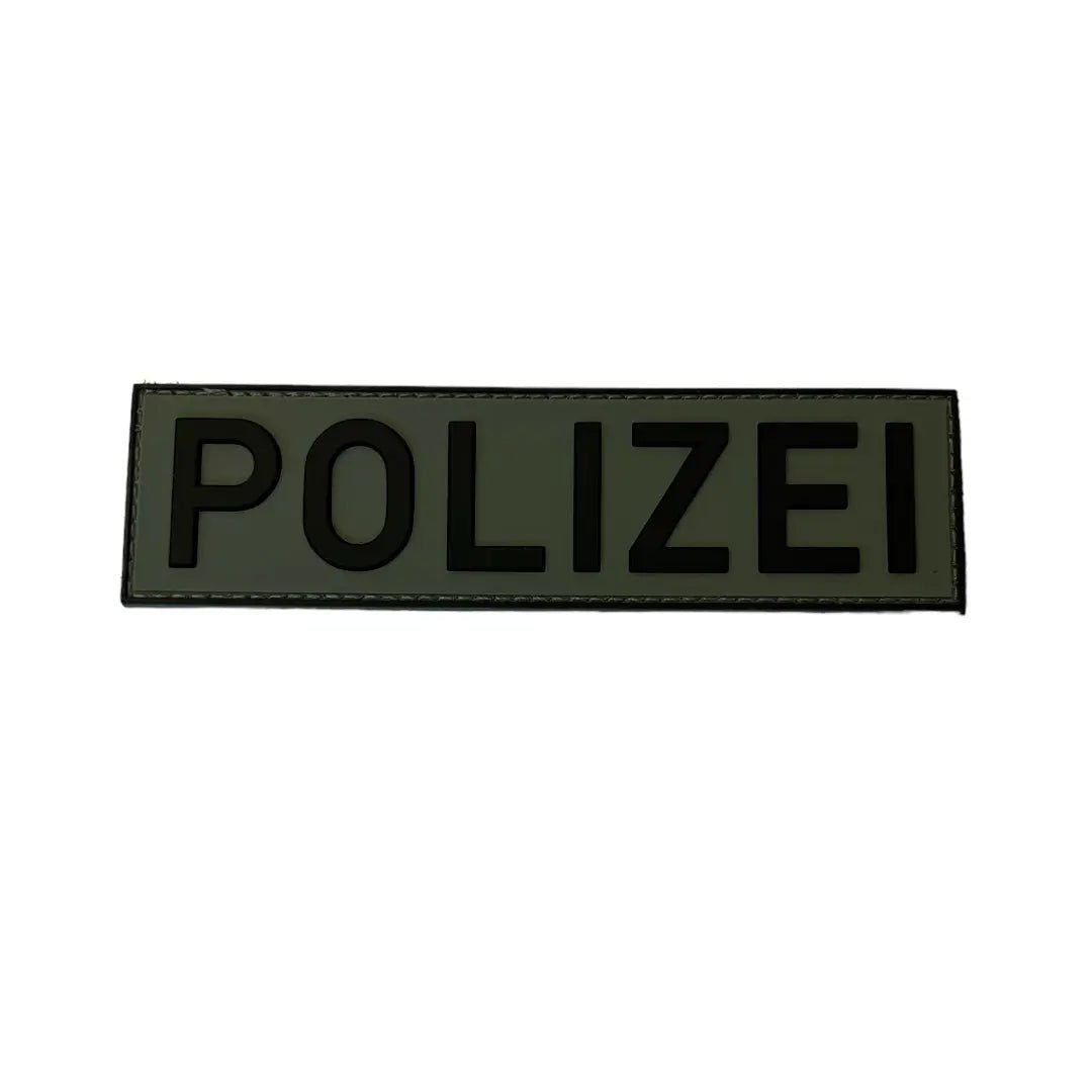 Patch POLIZEI velcro pvc JTG | Echipament tactic WARGEAR