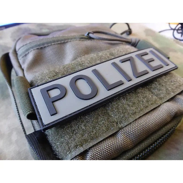 Patch POLIZEI velcro pvc JTG | Echipament tactic WARGEAR