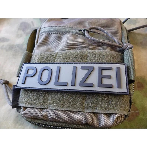 Patch POLIZEI velcro pvc JTG | Echipament tactic WARGEAR