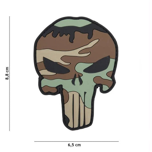 Patch Punisher Camouflage 3d pvc | Echipament tactic WARGEAR
