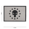 Patch Punisher Drapel EU velcro 3D | Echipament tactic WARGEAR