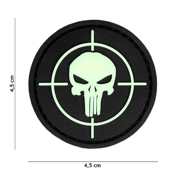 Patch Punisher Sight fosforescent | Echipament tactic WARGEAR