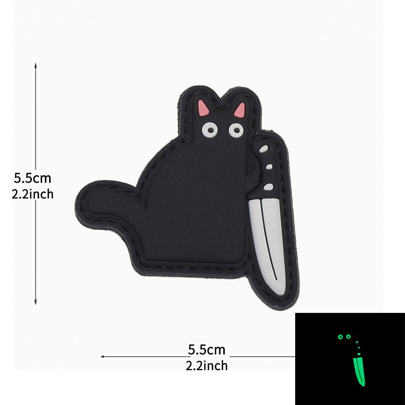 Patch Purrminator – Glow Edition velcro PVC | WARGEAR RO