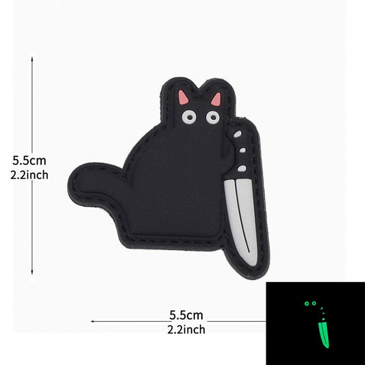 Patch Purrminator – Glow Edition velcro PVC | WARGEAR RO