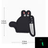 Patch Purrminator – Glow Edition velcro PVC | WARGEAR RO