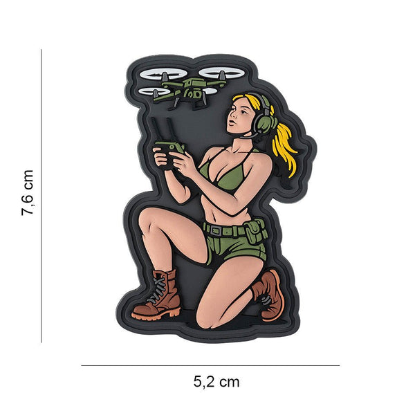 Patch PVC 3D 101 INC Blonde Girl Drone Pilot 7,6x5,2 cm – Multicolor | WARGEAR RO