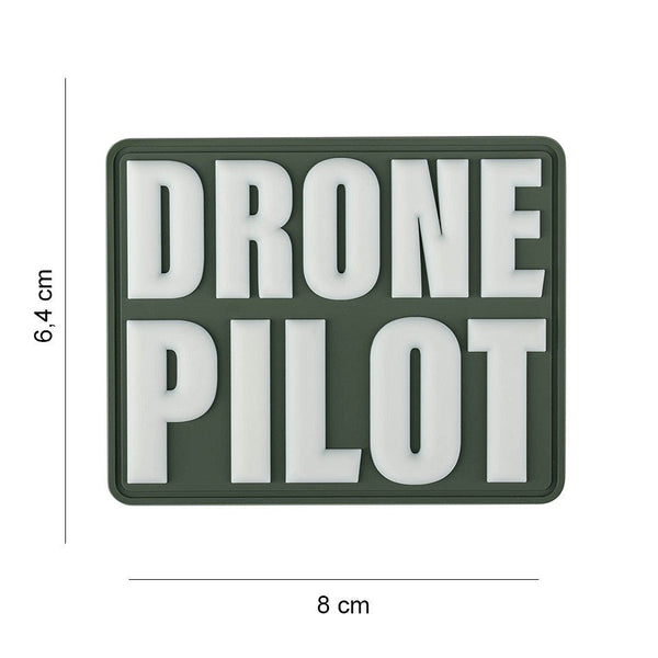 Patch PVC 3D 101 INC Drone Pilot 8x6,4 cm – Verde Oliv | WARGEAR RO