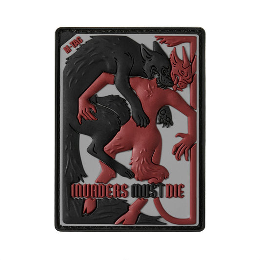 Patch PVC Lupul si Demonul M-TAC – Invaders Must Die | WARGEAR RO