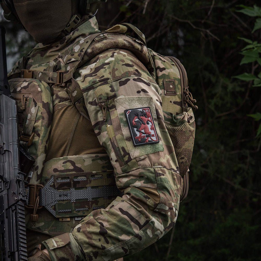 Patch PVC Lupul si Demonul M-TAC – Invaders Must Die | WARGEAR RO