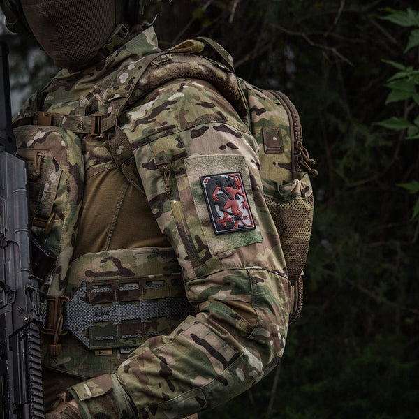 Patch PVC Lupul si Demonul M-TAC – Invaders Must Die | WARGEAR RO