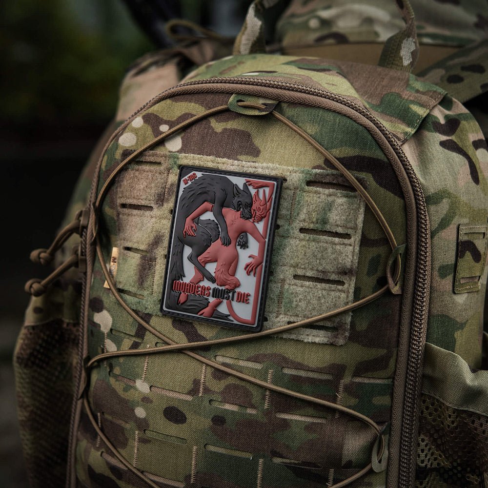 Patch PVC Lupul si Demonul M-TAC – Invaders Must Die | WARGEAR RO