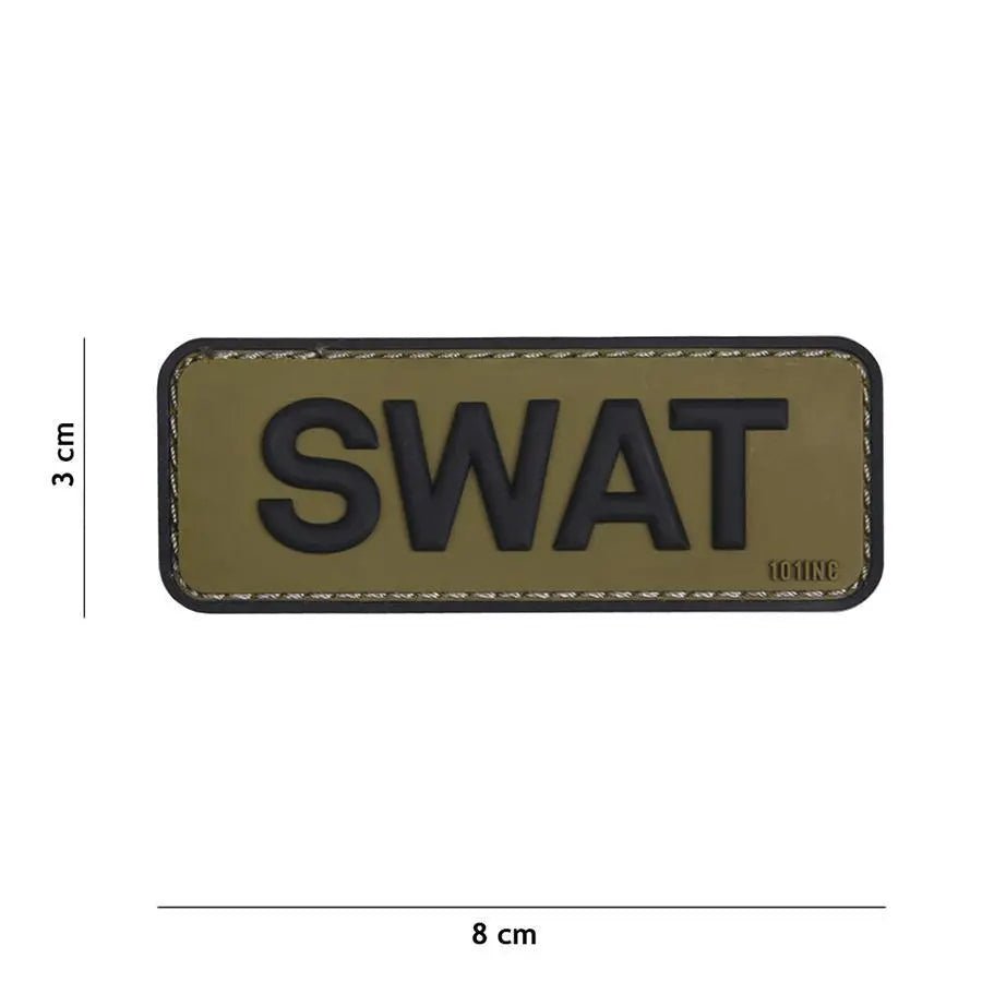 Patch pvc SWAT verde | Echipament tactic WARGEAR