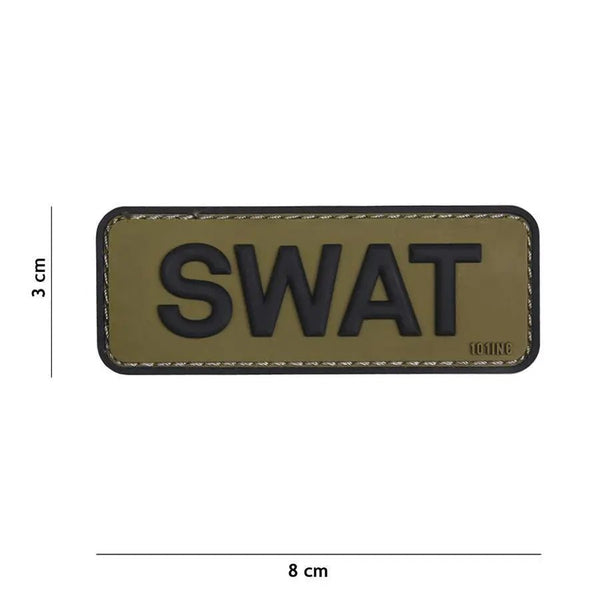 Patch pvc SWAT verde | Echipament tactic WARGEAR