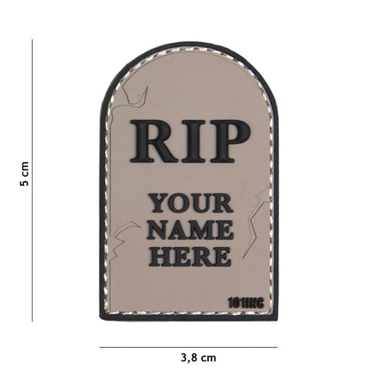 Patch RIP velcro PVC 101INC | Echipament tactic WARGEAR