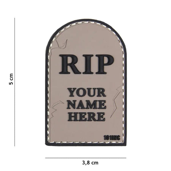 Patch RIP velcro PVC 101INC | Echipament tactic WARGEAR