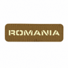Patch ROMANIA fosforescent CORDURA® 500D laser - cut 25x80mm | WARGEAR RO