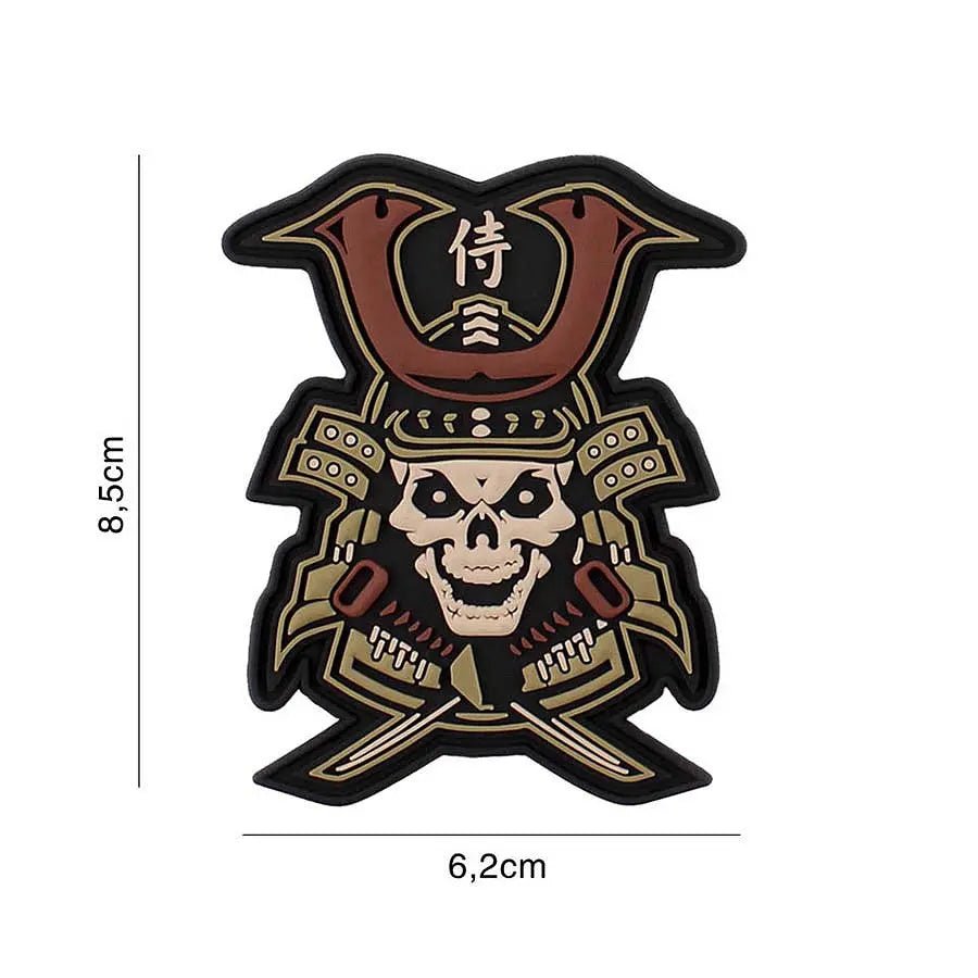 Patch SAMURAI SKULL 3D PVC | Echipament tactic WARGEAR