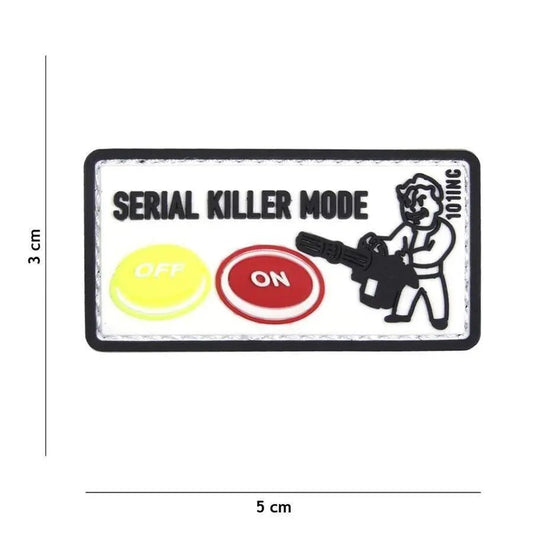 Patch Serial Killer Mode velcro 3D | Echipament tactic WARGEAR