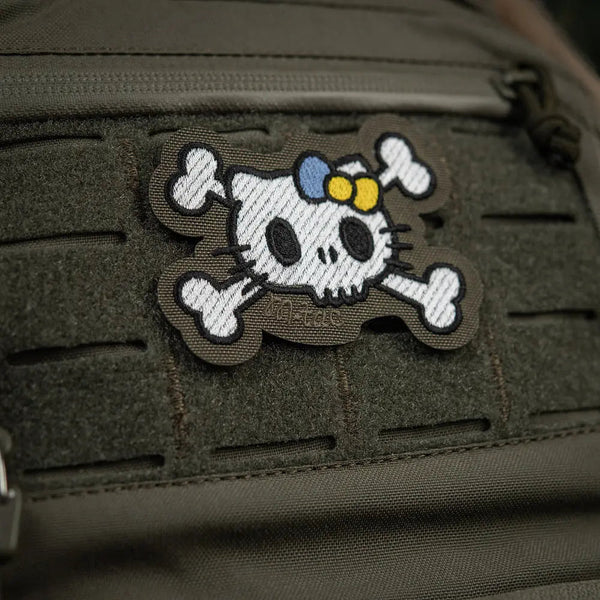 Patch SKULL KITTY velcro M - TAC | Echipament tactic WARGEAR
