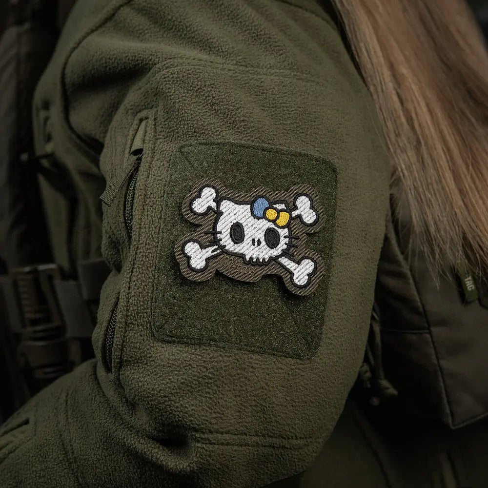 Patch SKULL KITTY velcro M - TAC | Echipament tactic WARGEAR