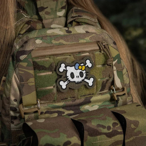 Patch SKULL KITTY velcro M - TAC | Echipament tactic WARGEAR
