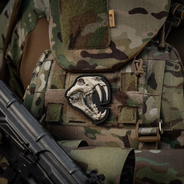 Patch tactic M - Tac Old Tiger – PVC | Echipament tactic WARGEAR