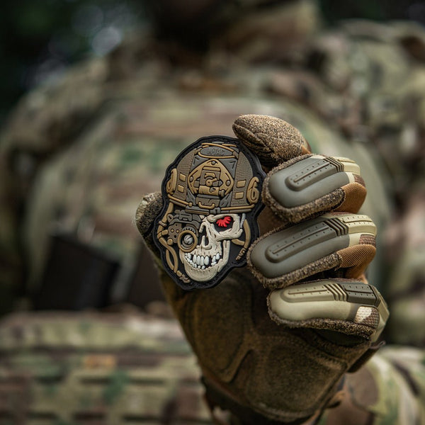 Patch Tactic M - Tac Worn To The Bone PVC 3D | Echipament tactic WARGEAR