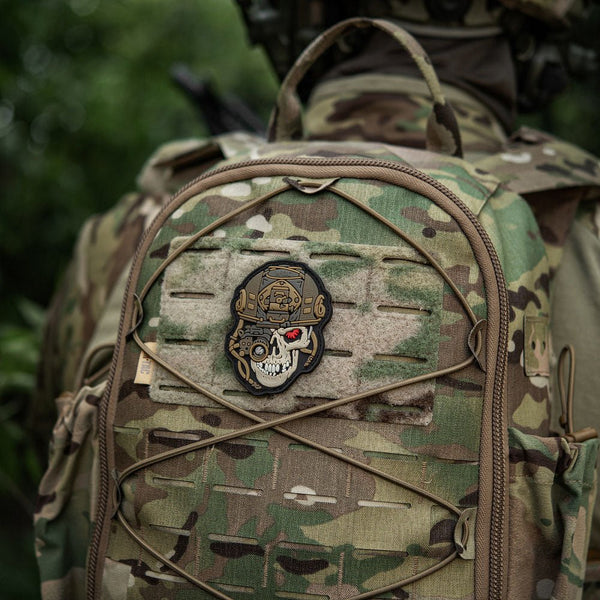 Patch Tactic M - Tac Worn To The Bone PVC 3D | Echipament tactic WARGEAR