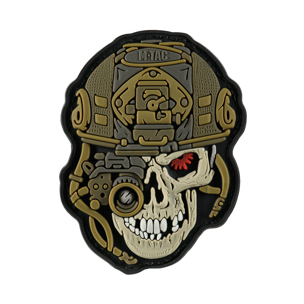Patch Tactic M - Tac Worn To The Bone PVC 3D | Echipament tactic WARGEAR