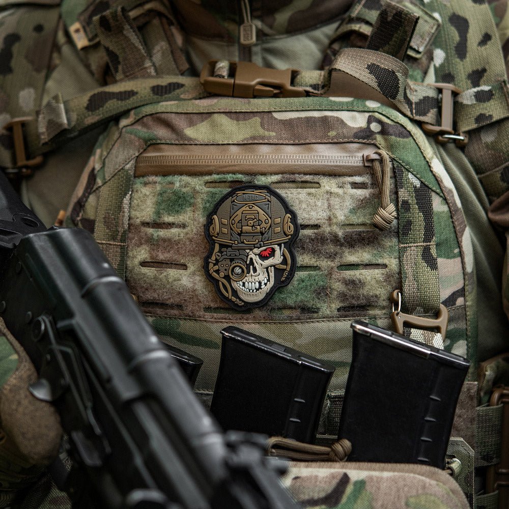 Patch Tactic M - Tac Worn To The Bone PVC 3D | Echipament tactic WARGEAR