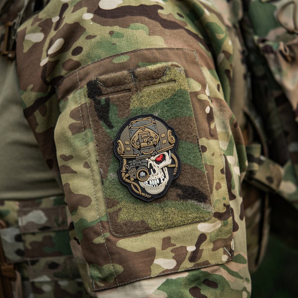 Patch Tactic M - Tac Worn To The Bone PVC 3D | Echipament tactic WARGEAR