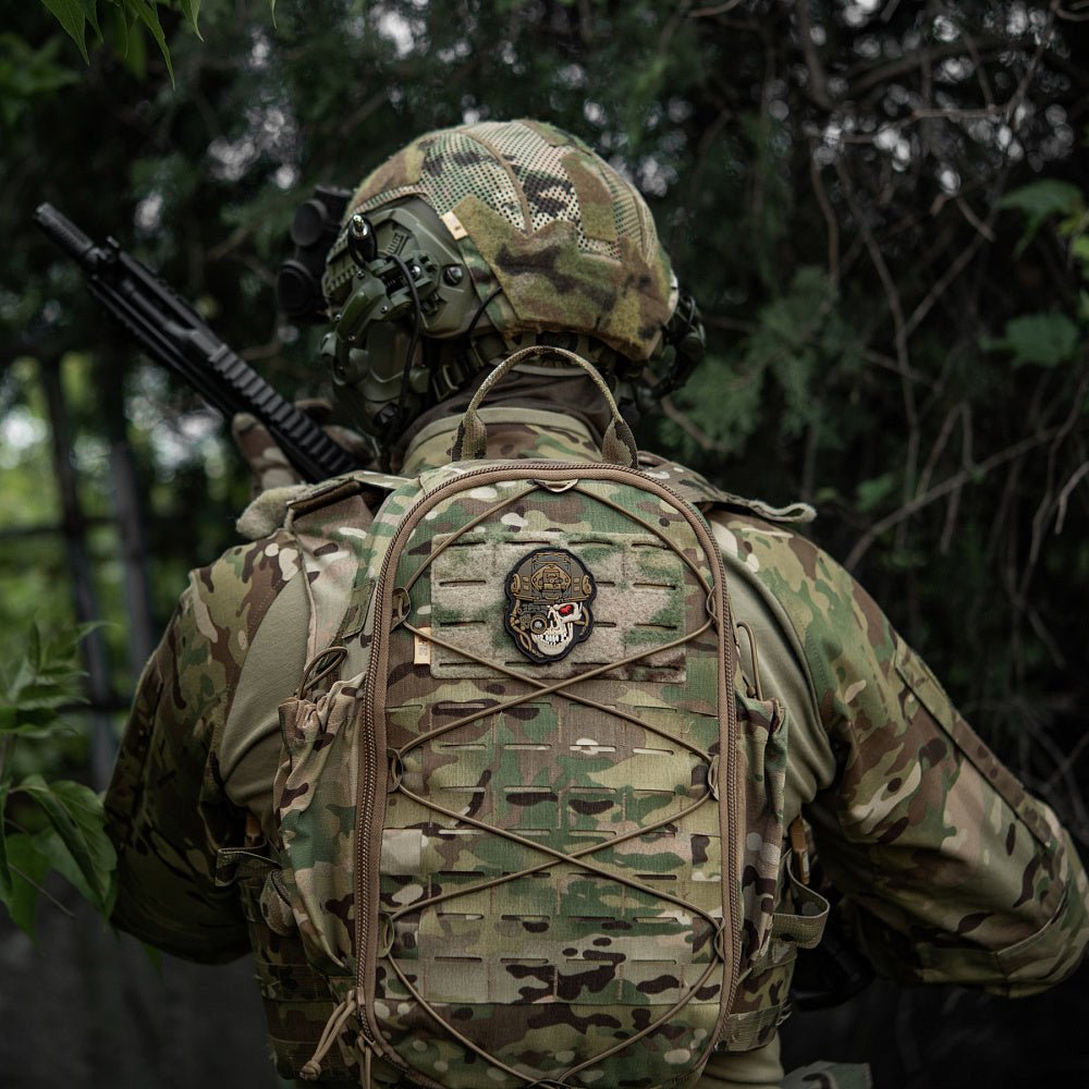 Patch Tactic M - Tac Worn To The Bone PVC 3D | Echipament tactic WARGEAR