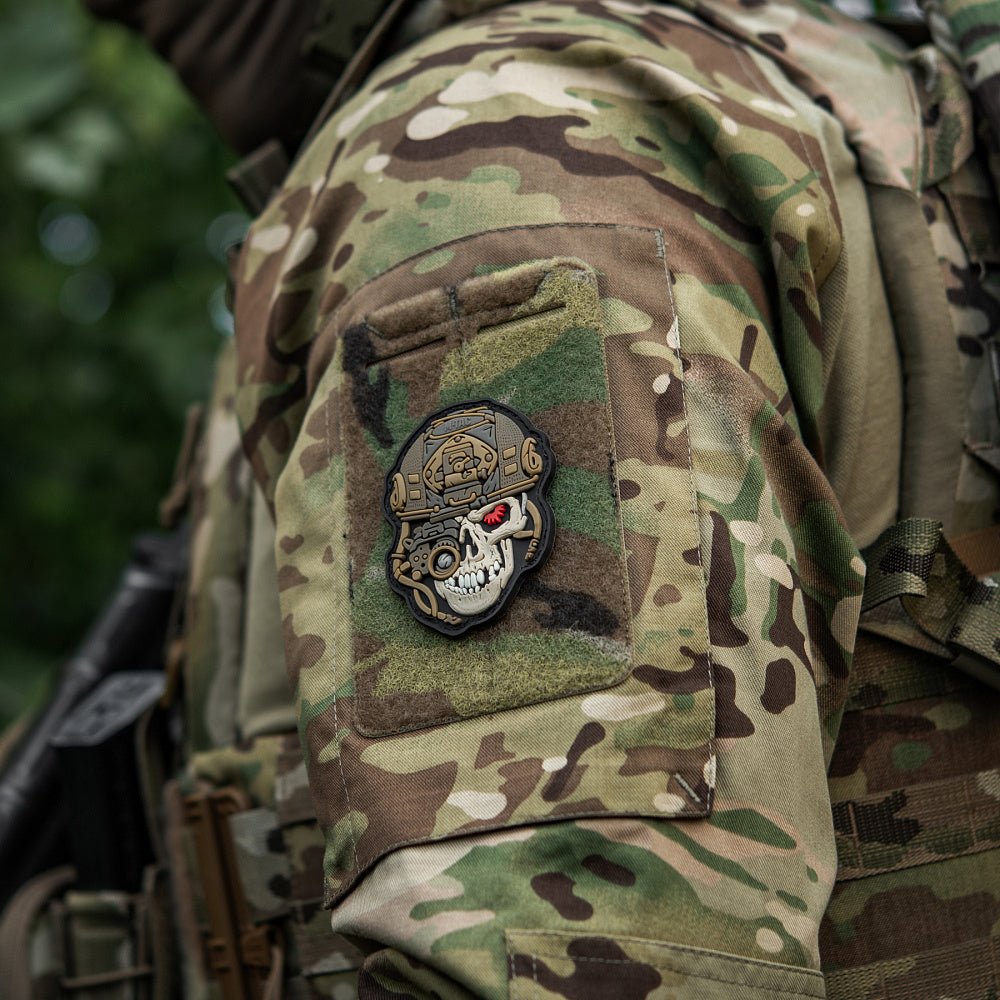 Patch Tactic M - Tac Worn To The Bone PVC 3D | Echipament tactic WARGEAR