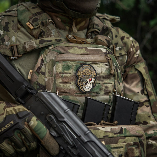 Patch Tactic M - Tac Worn To The Bone PVC 3D | Echipament tactic WARGEAR