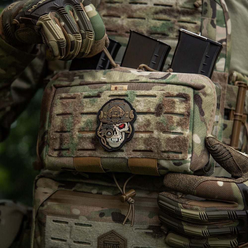 Patch Tactic M - Tac Worn To The Bone PVC 3D | Echipament tactic WARGEAR