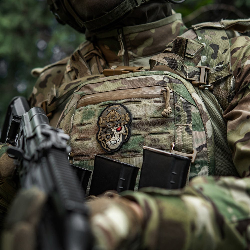 Patch Tactic M - Tac Worn To The Bone PVC 3D | Echipament tactic WARGEAR