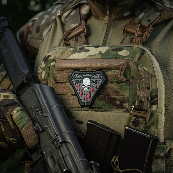 Patch tactic PVC M - TAC VAMPIR velcro | Echipament tactic WARGEAR