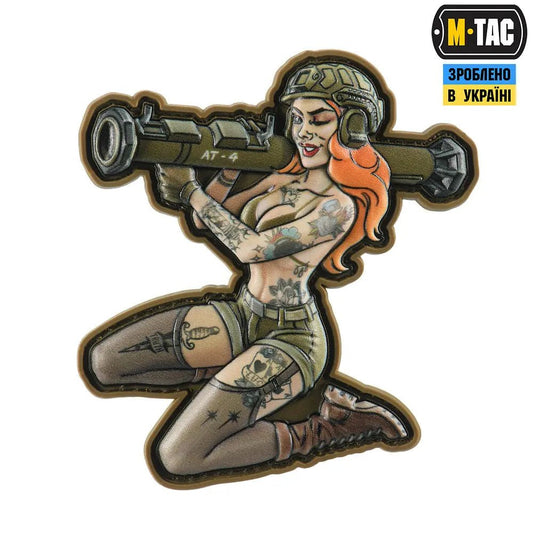 Patch TACTICAL GIRL Tattoo M - TAC | Echipament tactic WARGEAR