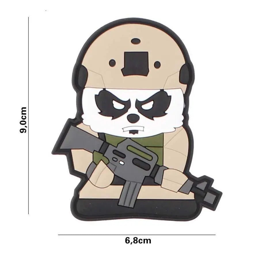 Patch Tactical Panda velcro 3D | Echipament tactic WARGEAR