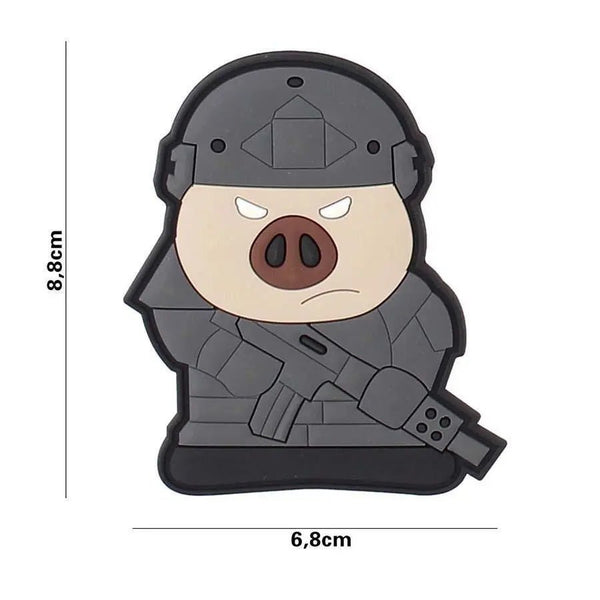 Patch Tactical Pig velcro 3D | Echipament tactic WARGEAR