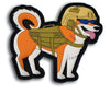 Patch Tactical Shiba Inu velcro pvc | Echipament tactic WARGEAR