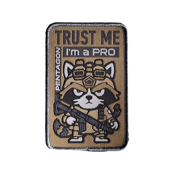 Patch Tesut Pentagon Racoon Pro – Trust Me I'm a Pro | WARGEAR RO