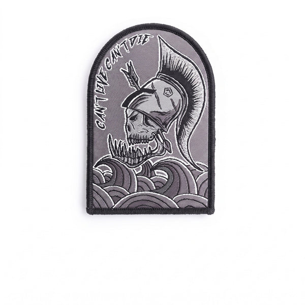 Patch Tesut Pentagon Spartan Skull – Can't Live Can't Die | WARGEAR RO