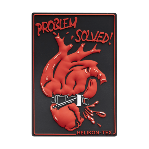 Patch textil Helikon - Tex® Problem Solved! | Echipament tactic WARGEAR