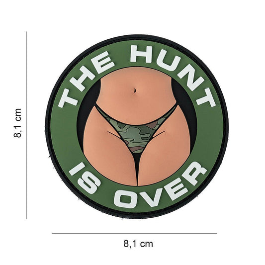 Patch The Hunt is Over 3D PVC 101INC | WARGEAR RO