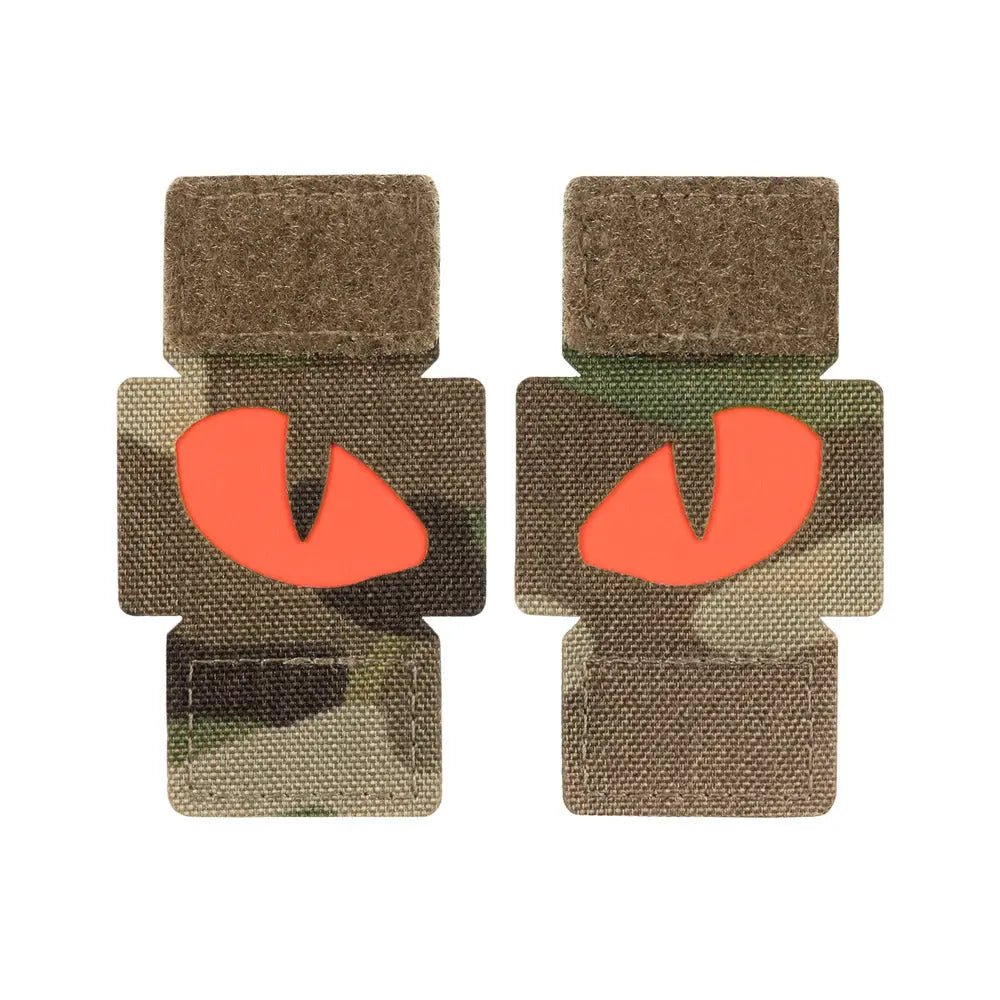 Patch Tiger Eyes molle multicam fosforescent M - TAC | Echipament tactic WARGEAR