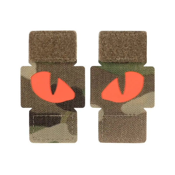 Patch Tiger Eyes molle multicam fosforescent M - TAC | Echipament tactic WARGEAR